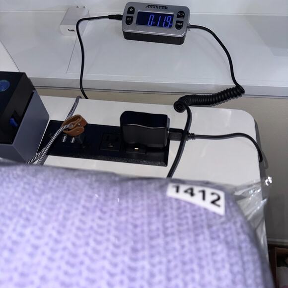 Sundry 'Colorblock' Purple Pink and Orange Cardigan Sweater Size Small Oversized - Picture 9 of 9